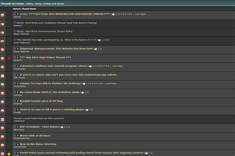 Two Plus Two Forum (@TwoPlusTwoForum) .